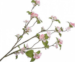 Silk-ka Kunstbloem-Zijden Bloem Bloesem Tak Roze-Wit 125 cm