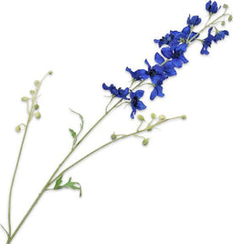 Silk-ka Kunstbloem-Zijden Bloem Delphinium Tak Blauw 101 cm Voordeelaanbod Per 2 Stuks