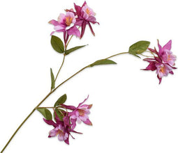 Silk-ka Kunstbloem-Zijden Bloem Frittelaria Steel Paars 76 cm Voordeelaanbod per 2 Stuks