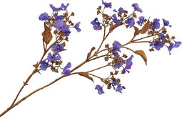 Silk-ka Kunstbloem-Zijden Bloem-Hortensia Tak Zijde Goud-Paars 127 cm