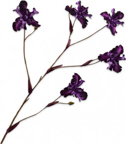Silk-ka Kunstbloem-Zijden Bloem Iris Steel Paars 86 cm