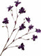 Silk-ka Kunstbloem-Zijden Bloem Iris Tak Paars 125 cm
