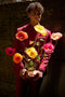 Silk-ka Kunstbloem-Zijden Bloem Klaproos Oranje 109 cm