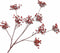Silk-ka Kunstbloem-Zijden Bloem-Kunsttak Bessentak Rood 96 cm