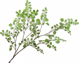 Silk-ka Kunstbloem-Zijden Bloem-Kunsttak Bladtak Groen 129 cm