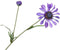 Silk-ka Kunstbloem-Zijden Bloem Margriet Steel Paars 55 cm Voordeelaanbod Per 2 Stuks