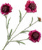 Silk-ka Kunstbloem-Zijden Bloemen Scabiosa Tak Paars-Roze 80 cm