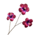 Silk-ka Silk-ka Kunstbloemen Hibiscus Beauty Roze Paars 140873