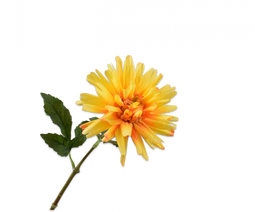 Silk-ka Silk-ka Zijden Kunstbloemen Dahlia Geel 150561