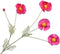 Silk-ka Zijden Bloem-Kunstbloem Kosmos Tak Roze 92 cm