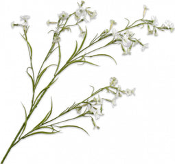 Silk-ka Zijden Kunstbloemen Datura Trompetbloem Crème Wit 149325 - 117 cm