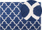 SILVAN - Laagpolig vloerkleed - Blauw - 140 x 200 cm - Wol