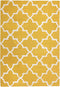 SILVAN - Laagpolig vloerkleed - Geel - 140 x 200 cm - Wol