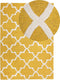 SILVAN - Laagpolig vloerkleed - Geel - 140 x 200 cm - Wol
