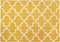 SILVAN - Laagpolig vloerkleed - Geel - 140 x 200 cm - Wol