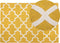 SILVAN - Laagpolig vloerkleed - Geel - 140 x 200 cm - Wol