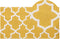 SILVAN - Laagpolig vloerkleed - Geel - 80 x 150 cm - Wol