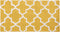 SILVAN - Laagpolig vloerkleed - Geel - 80 x 150 cm - Wol