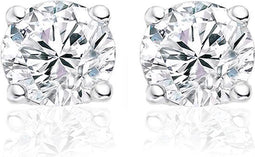 Silventi 921166005 Zilveren Oorstekers Rond 5mm - Zilverkleurig