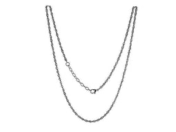 Silventi 980600417 - Stalen Collier - Heli Twist - Zilverkleurig - 60 cm