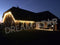 Silver winglinks icicle IJspegel verlichting - warm wit - 2m ( 70cm ) - zwarte kabel - koppelbare verlichting