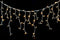 Silver winglinks icicle IJspegel verlichting - warm wit - 2m ( 70cm ) - zwarte kabel - koppelbare verlichting