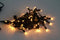 Silver winglinks light strings Boomverlichting - 10m - zwarte kabel - warmwit - koppelbare verlichting