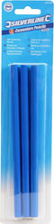 Silverline Ovaalvormige timmermanspotloden - Zacht lood - 3 stuks - 175 mm