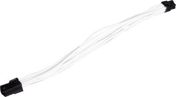 Silverstone 0.25m, 6pin/PCI-E 6pin Intern 0.25m PCI-E (6-pin) Wit electriciteitssnoer