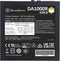 SilverStone DA1000R Gold - Voeding - ATX12V 3.0 - Cybernetics Gold - 1000 Watt - Modulair - Actieve PFC - PCIe 5.0 - zwart