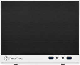 Silverstone SG13 Mini Tower Zwart, Wit