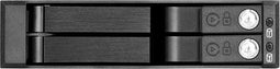 Silverstone SST-FS202B HDD-/SSD-behuizing 2.5'' Zwart storage drive enclosure