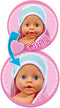 Simba - New Born Baby - Babypop voor in de bad - verandert van kleur - 30 cm - inclusief spons en handdoek - babypop