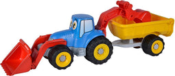 Simba Tractor met Aanhanger en Voorlader