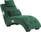SIMORRE - Chaise longue - Groen - Universeel - Fluweel