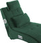 SIMORRE - Chaise longue - Groen - Universeel - Fluweel