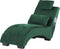SIMORRE - Chaise longue - Groen - Universeel - Fluweel
