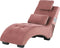 SIMORRE - Chaise longue - Roze - Universeel - Fluweel