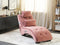 SIMORRE - Chaise longue - Roze - Universeel - Fluweel