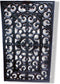 Simpele zwarte deurmat Luxe M