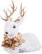 SIMPELWINKEL KERSTVERSIERING - WIT GOUD - HERT 20 X 11 X 22 CM