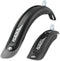 Simpla Spatbordenset Kido Long 16 - 18 Inch Zwart/grijs