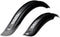 Simpla Spatbordenset Kido Short 16 - 18 Inch Zwart