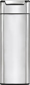 Simple Human Rectangular Touch Bar Slim Prullenbak - 40 l - RVS