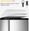 Simplehuman Deluxe Rectangular Pedaalemmer - 50 l - Mat RVS