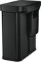 Simplehuman - Prullenbak Liner Pocket Voice Control Recycler 24 + 34 liter - Zwart - Roestvast Staal