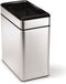 Simplehuman Prullenbak Profile Open - RVS - 10 l - Zilver