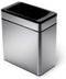 Simplehuman Prullenbak Profile Open - RVS - 10 l - Zilver