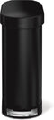 Simplehuman - Prullenbak Slim 45 liter - Zwart - Roestvast Staal