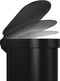 Simplehuman - Prullenbak Slim 45 liter - Zwart - Roestvast Staal